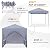 COOSHADE 8x8 Ft Pop up Canopy Tent Enclosed Instant Folding Canopy Shelter with Elegant Church Window Outdoor Pavilion Cater Party Wedding BBQ Events Tent(Grey)