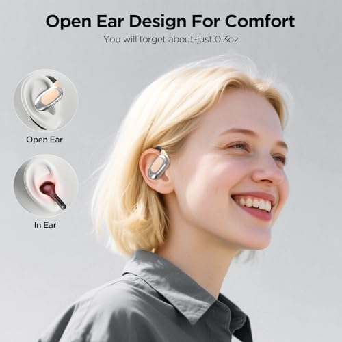 Open Ear Wireless Headphones with Code DFZDL58K - 42H Playtime - Image 3