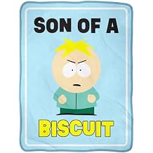 South Park Throw Blanket - Butters Son of A Biscuit Fuzzy Soft Fleece Throw Blanket for Bed or Couch 46" X 60"