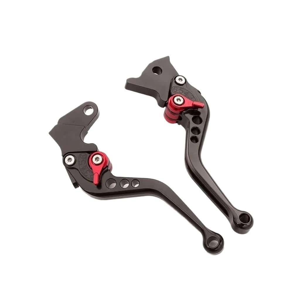 AGSBDCYU for HO&ND&A CBR 600RR 1000RR CBR600RR CBR1000RR FIREBLADE 2007-2019 Motorcycle Brakes Levers Handle(Black Grips)(Short Black)