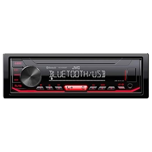 JVC KD-X260BT Digital Media Receiver Featuring Bluetooth/USB / Pandora/iHeartRadio / Spotify / 13-Band EQ,BLACK