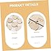 BCOATH 1set Wooden Countdown Calendar Board with Wafers Hanging Wall Decor for Home Decoration Natural Material Smooth Finish Fun Assembly for All Ages