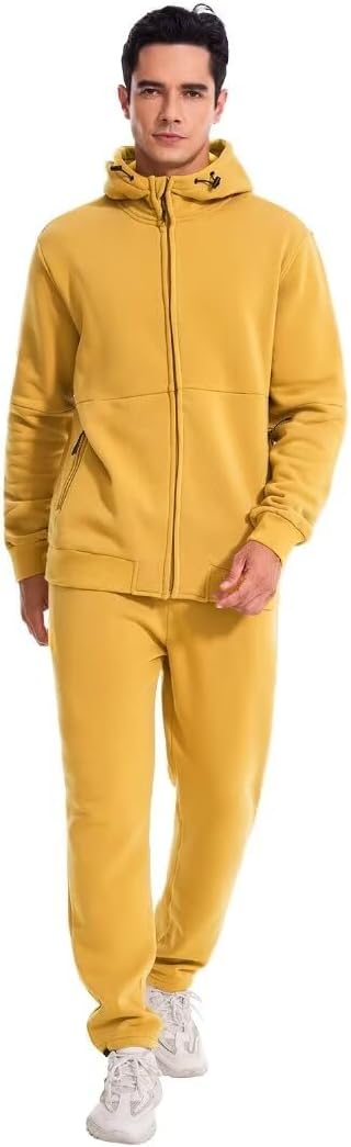 Zusmen Tracksuit Mens，Casual Sport Jogging Suits Casual Sweatsuit
