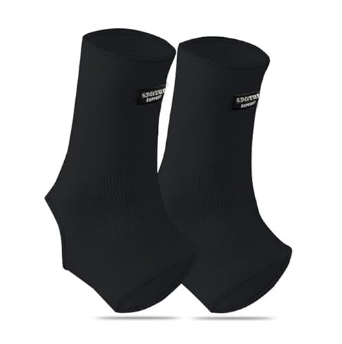 SPOTBRACE Ankle Brace Compression Sleeve(2 PACK),Breathable Ankle Support For Men Women, Foot Compression Sock for Swelling, Plantar Fasciitis, Sprain