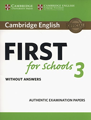  Cambridge English First for Schools 3 Student\'s Book Without Answers [Lingua inglese]