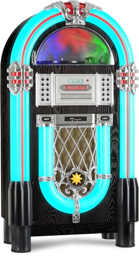 Beatfoxx GoldenAge XXL-Jukebox mit Plattenspieler und Bluetooth