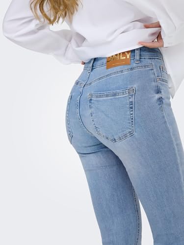 Only Onlblush Mid Flared Dnm TAI467 Donna Jeans Blu W32L32 - 7