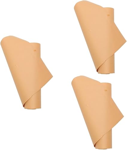 DIYEAH 3 rollos de papel kraft de papel de embalaje para flores Kraft Embalaje de papel marrón Papel de embalaje de papel de embalaje de