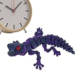 Múltiples usos: mejora la estética de tu espacio vital con este lagarto articulado impreso. Es perfecto como decoración de escritorio o dormitorio y es una adición única que estimula conversaciones interesantes entre los invitados.