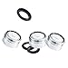 UMIRIO Bathroom Sink Faucet Aerator Replacement Chrome Kitchen Faucet Screen Replacement High Flow Faucet Aerator Filter Faucet Flow Restrictor Faucet Insert Aerator Faucet Tip Replacement,3 Pack