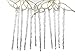 Kurt Adler 5-1/4-Inch Glass Icicle Ornament 36-Piece Box Set