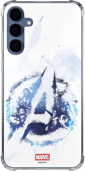 Skinit Clear Phone Case Compatible with Galaxy A35 5G - Officially Licensed Marvel Avengers Team Design