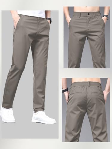 Image of TOPLOT Men's Slim Fit Trousers | Stylish Casual Design | Comfortable Fit Wear | Clean Look Structure | Versatile Styling | Easy Movement Fit | Perfect for Casual & Office Wear (5226)
