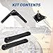 Rockplanet Rear Upper and Lower Control Arm, Ball Joint Compatible with 1999-2004 Jeep Grand Cherokee Suspension Rear Control Arm Kit, 52088422AB K7450 K641869