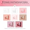 ROSALIND Gel Unghie Ricostruzione Kit Completo, 8 Colore 10ml Poligel Set con Base & Top Coat, Lampada UV e Strumenti per unghie, per Fai Da Te a Casa, Professionale Salone, Kit Unghie Gel Nail Art