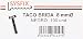 Sysfix 3530802 Taco Brida TBR, Color Negro, 8 mm, Set de 100...
