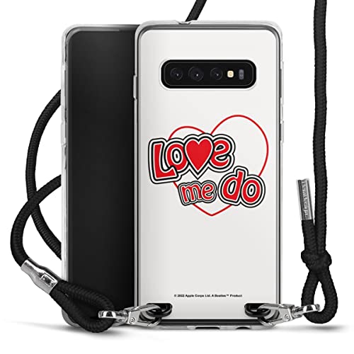 DeinDesign Coque Collier Compatible avec Samsung Galaxy S10 Plus Coque avec Cordon Coque avec Cordon Love Me Do The… - Les Beatles, Paul McCartney, John Lennon, RIngo Starr, George Harrison DeinDesign Coque Collier Compatible avec Samsung Galaxy S10 Plus Coque avec Cordon Coque avec Cordon Love Me Do The…