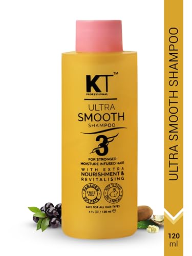 Image of KT Professional Keratin Protein Ultra Smooth Shampoo Sulfate Free Paraben Free Straightening Smoothening Treatment Extra Nourishment Moisturization120ml