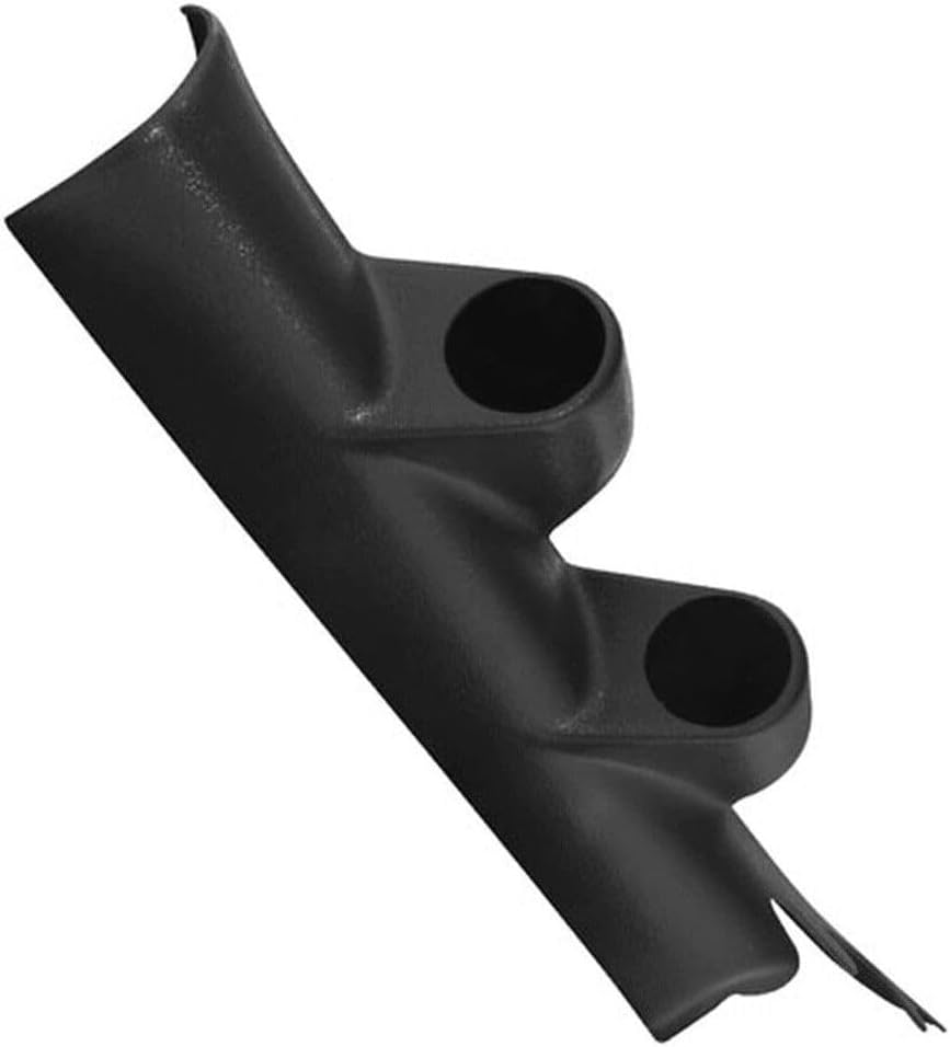 GGDZTMNB Black Full Size Dual Gauge 52mm Pillar Gen5 ABS Plastic for Chevy for Camaro 2010-2015