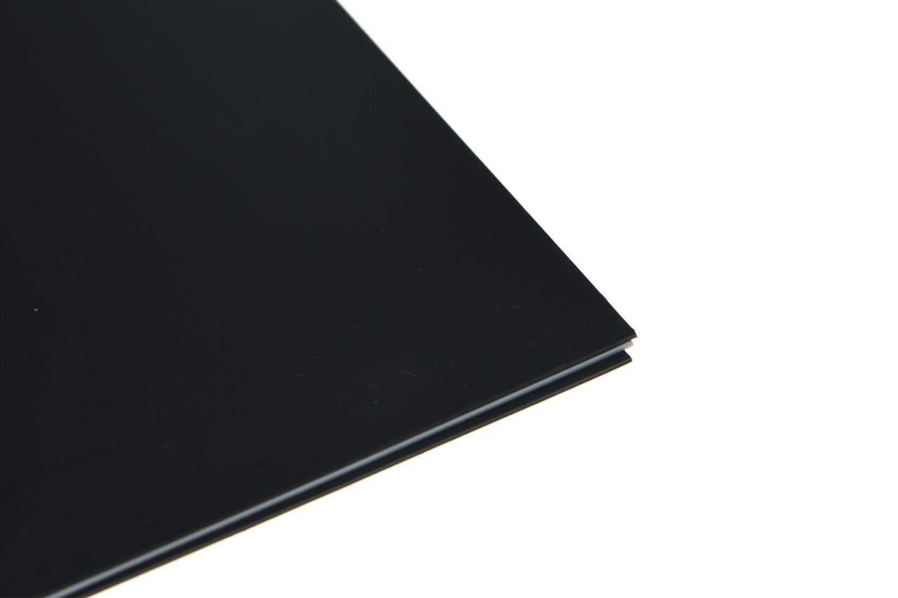 Dopro Bianco chitarra basso battipenna materiale piastra antigraffio foglio materiale 290x430mm nero 3 strati (BWB)
