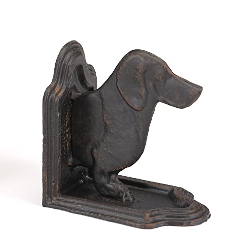 Phaxth Dachshund Dog Bookends Decorative, Wiener Dog Book Ends, Pair #TOP2