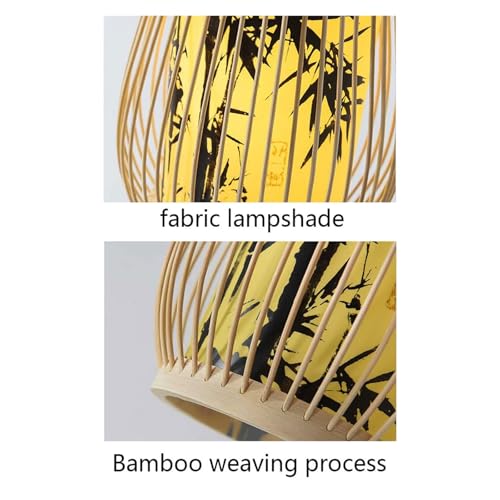 Lustre style japonais bois rétro lanterne pour éclairage tamisé