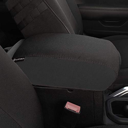 Bartact Padded Center Console Arm Rest Cover Compatible with Jeep Wrangler JL & JLU 2018+ Black/Black
