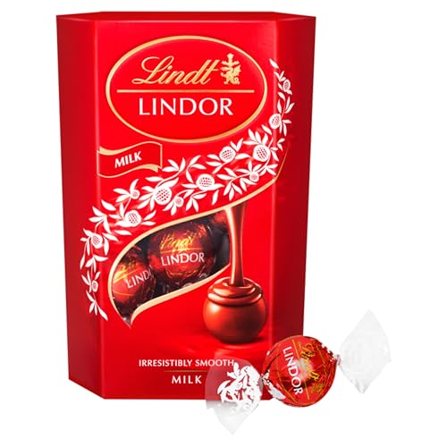 Image of Lindt LINDOR Milk Chocolate Truffles, 7.05 oz / 200 g