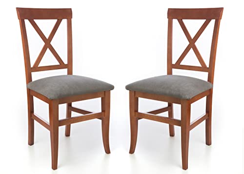 Sillas Cocina Pack de 2 Gris Marca ECO SILLA Y DESCANSO