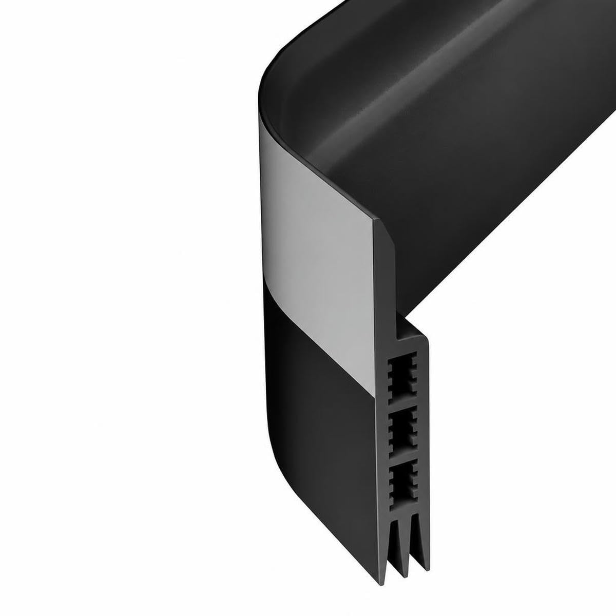 Jmgdj Black 1Pc 1 Meter Door Bottom Sealing Strip Self-Adhesive Aoors And,Sound Insulation, Windproof, Porous Sealing Strip