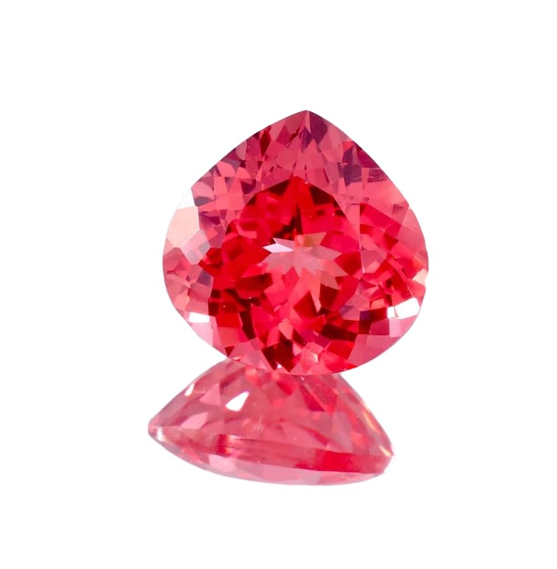 Morganite naturelle en cœur 5x5mm pour création de bijoux | GH_NAT_12807