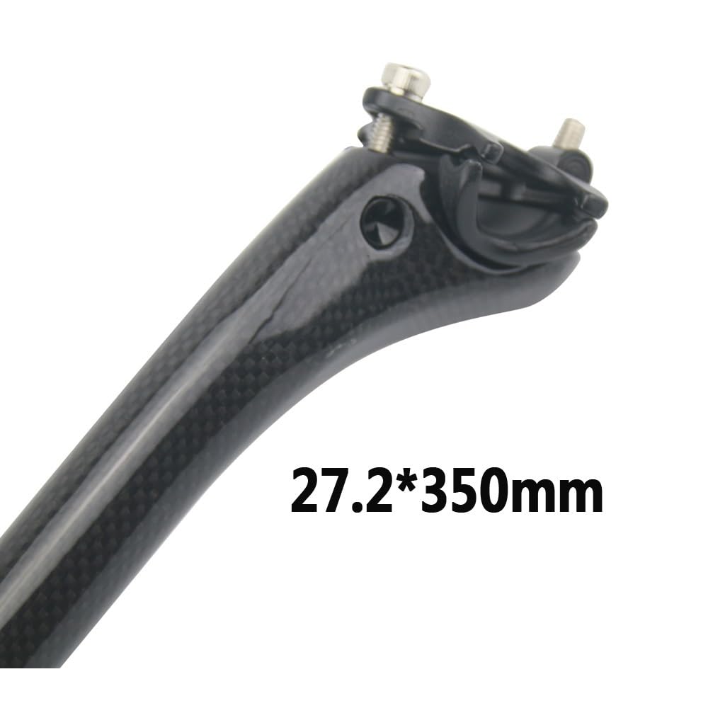 Sztyca podsiodłowa Siodełko węglowe do przesunięcia rowerowego 25mm sztyca roweru szosowego 25.4/27.2/30.8/31.6mm komponenty MTB rower MTB E-Bike rower podsiodłowa