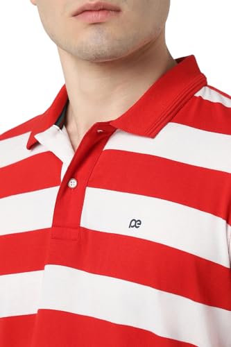 Image of Peter England Men's Cotton Regular Fit Polo T-Shirt