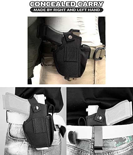 Tacwings Gun Holster Men/Women, Pistols 9Mm 380 45Acp, Iwb/Owb Concealed Carry Pistol Holsters With Mag Pouch, Ccw Right & Left Hand Gun Holder Fits Glock S&W M&P Sig And Similar Handgun #TOP5