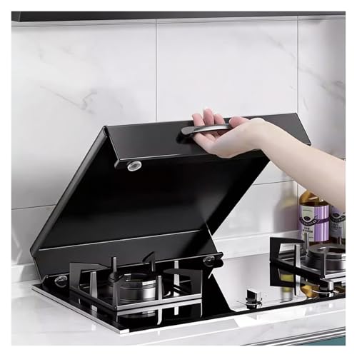 LINGDSWULING Protectora De Encimera Para Cubre Hornillas Resistente Deformaciones Para Apartamentos Pequeños Fogones Y Cocinas Amplias Tapa Encimera Gas Placa(Gray,40x50x9cm(16x20x4in))