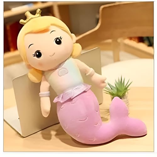 Image of Tickles Mermaid Soft Doll Stuffed Plush Animal Toy for Kids Girls Birthday Gifts (Color: Purple Size: 60 cm)