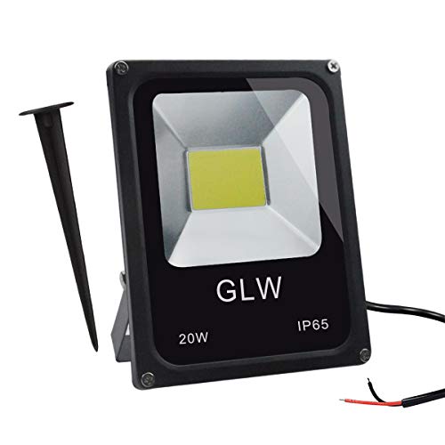 20W IP65 Waterproof LED Work Floodlight 1800LM 6000K