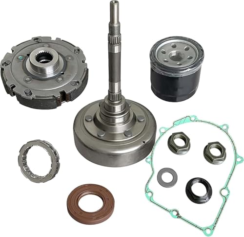 SUONE Wet Clutch Shoe Drum One Way Bearing Filter Nuts Kit Compatible With HiSUN UTV 700 500 HS700 MSU500 Include MASSIMO Bennche COLEMAN POWERSPORTS QLINK Supermach by SUONE - Used condition - US$121.90