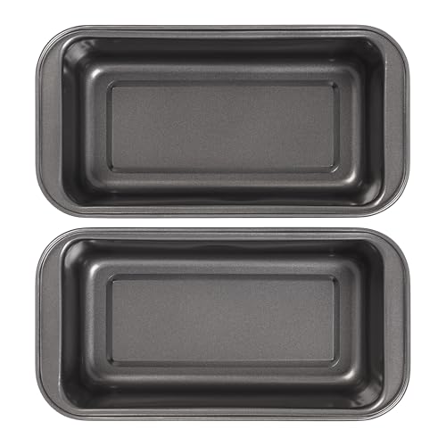 Chef Aid Set of 2 Non-Stick Loaf Tins, 2lb (900g) Bread and Cake Baking Pans, Easy Clean Carbon Steel, Ideal for Homemade Bread and Cakes, Grey - Image 8