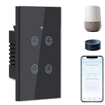 4 gang wifi light switch