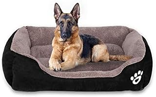 Utotol FRISTONE Dog Beds for Medium Dogs, Washable Pet Sofa Bed Firm Cotton