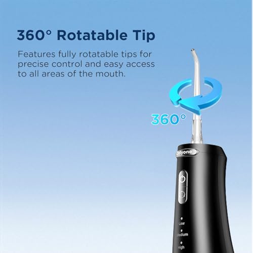 6 Replacement Heads for Onlyone FC5090 Water Flosser and 1 Storage Case (6 Classic Jet Tips + Storage Case Bundle) - Thumbnail 3
