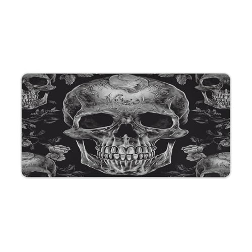 Pad Mouse Grande Estilo Calavera Antideslizante 30x60 cm miniatura 1