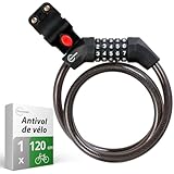 Résistant aux intempéries – le capuchon de protection intégré protège le cadenas à combinaison de la saleté et de l'humidité.