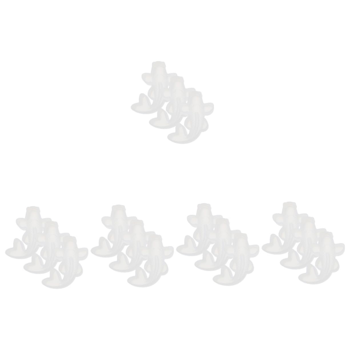 SHINEOFI Lot De 5 Moules À Carpe en Silicone pour Décoration De Gâteaux Réutilisables pour Boulangers Et Artisans 3 Pièces X 5