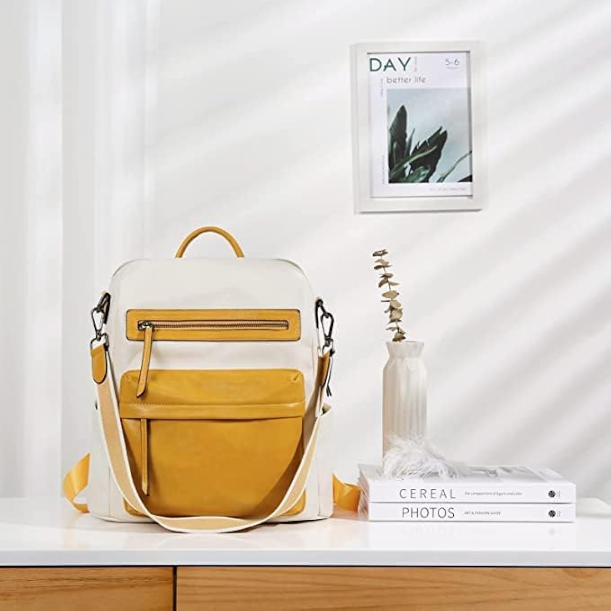 Women's Fashion Standard Backpack Purses Multipurpose Design
