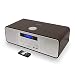 Produktbild Hi-Fi Mini Stereo System CD Player mit DAB/FM Radio (Bluetooth, MP3-Wiedergabe), kabelloses Aufladen, USB-Ladegerät, Fernbedienung