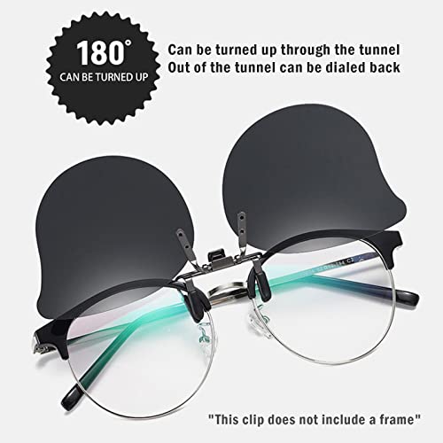 Polarized Cat Eye Clip On Sunglasses Flip Up Lens Over Prescription Glasses Rimless Eyewear UV Protection for Women Men3