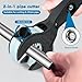 Ratcheting Tubing Cutter, 2 in 1 Close Quarters Tube Compact Cutter, Portable Ratcheting Tubing Cutter Tool for Cutting Pvc, Ppr, And Plastic Hoses(Black)