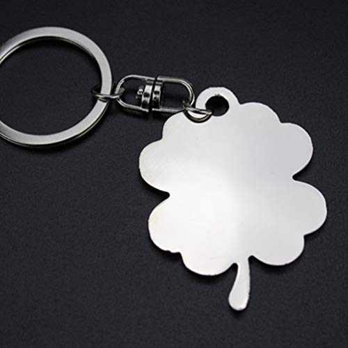 Amosfun 4Pcs St. Chaveiro de Chaveiro de Dia Patricks Liga Trevo Chaveiro Flor Chaveiro Trevo Chavei